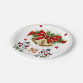 Pappteller Weihnachten (Schrägansicht)