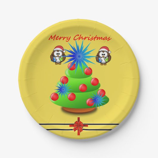 Pappteller Weihnachten (Vorderseite)