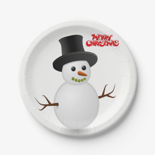 Pappteller Weihnachten (Vorderseite)