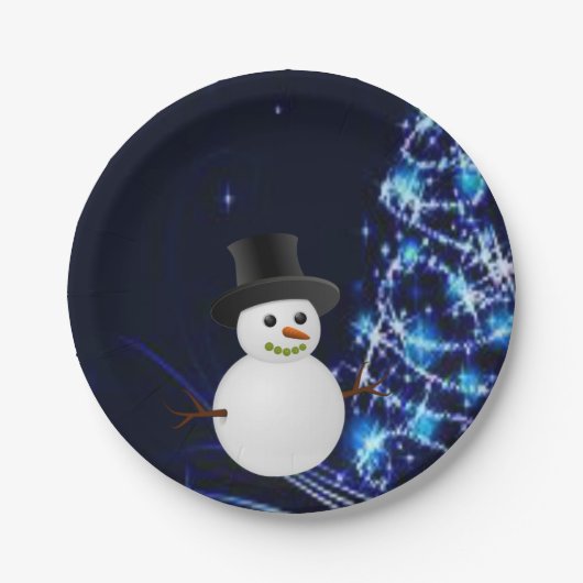 Pappteller Weihnachten (Vorderseite)