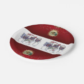 Pappteller Weihnachten (Schrägansicht)