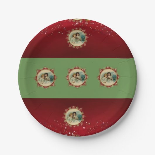Pappteller Weihnachten (Vorderseite)
