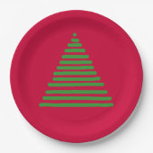 Pappteller - Weihnachtsbaum (Vorderseite)