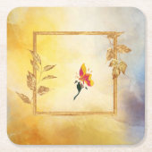 Pappuntersetzer Rechteckiger Pappuntersetzer (Vorderseite)