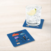 Pappuntersetzer Rechteckiger Pappuntersetzer (Vor Ort)