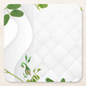 Pappuntersetzer Rechteckiger Pappuntersetzer (Vorderseite)