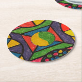 Pappuntersetzer Runder Pappuntersetzer (Angewinkelt)