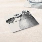 Pappuntersetzer: "VINTAGE PEAR": ZUNÄCHLICH Rechteckiger Pappuntersetzer (angewinkelt)