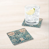 Pappuntersetzer: WILLIAM MORRIS : HONEYSUCKLE Rechteckiger Pappuntersetzer (Vor Ort)