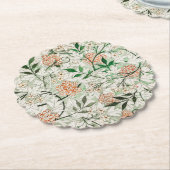 Pappuntersetzer: WILLIAM MORRIS: JASMINE Untersetzer (angewinkelt)