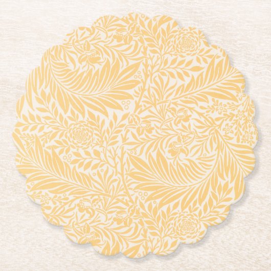 Pappuntersetzer: WILLIAM MORRIS : LARKSPUR Untersetzer (Vorderseite)