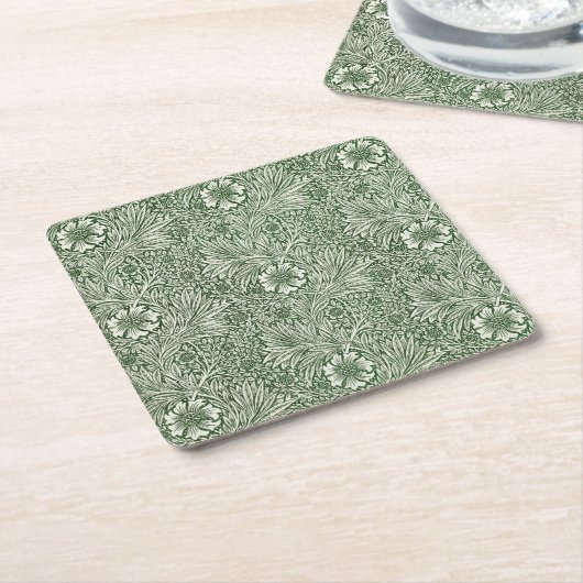 Pappuntersetzer: WILLIAM MORRIS : MARIGOLD Rechteckiger Pappuntersetzer (angewinkelt)