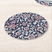 Pappuntersetzer: WILLIAM MORRIS : TRENT Runder Pappuntersetzer (Angewinkelt)