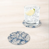 Pappuntersetzer: WILLIAM MORRIS : WALLFLOWER Runder Pappuntersetzer (Vor Ort)