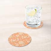 Pappuntersetzer: WILLIAM MORRIS : WILD TULIP Runder Pappuntersetzer (Vor Ort)