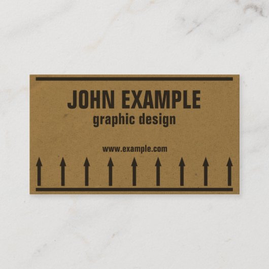 PappVisitenkarte Visitenkarte (Vorderseite)