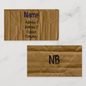 PappVisitenkarte Visitenkarte (Vorne/Hinten)