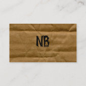 PappVisitenkarte Visitenkarte (Rückseite)