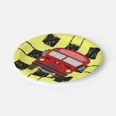 Pappwagen Pappteller (Schrägansicht)