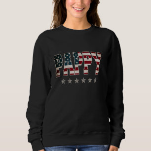 Pappy American Flag 4. Juli Weihnachten Sweatshirt