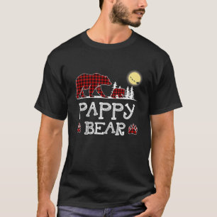 Pappy Bear Christmas Pajama Red Kariert Buffalo Fa T-Shirt