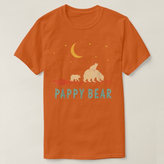 Pappy Bear mit 2 Cubs Shirt zweimal gesegnet Pappy (Design vorne)