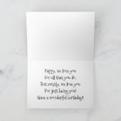 Pappy Birthday Card Karte (Innenseite)