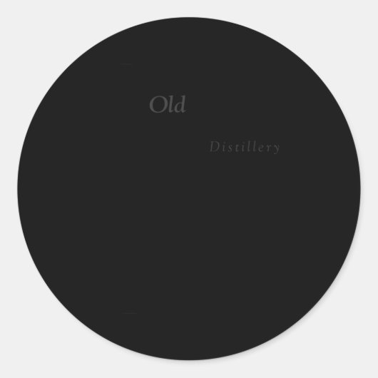 Pappy Bourbon Whiskey Runder Aufkleber (Vorderseite)