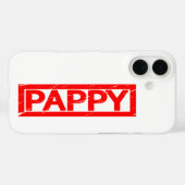 Pappy Briefmarke Case-Mate iPhone Hülle (Rückseite (Horizontal))
