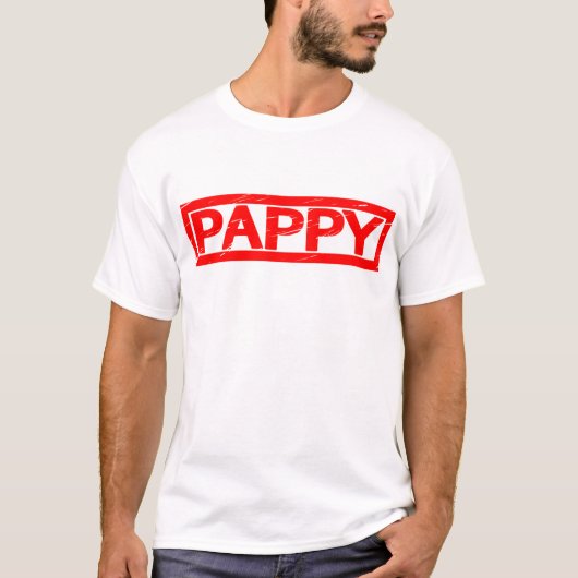 Pappy Briefmarke T-Shirt (Vorderseite)