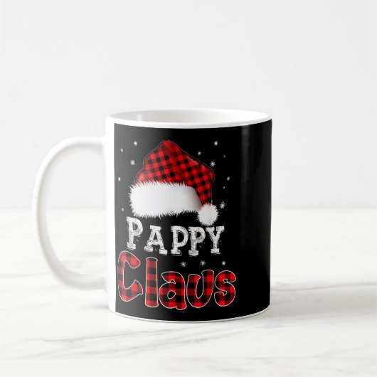 Pappy Claus Christmas Red Plaid Pajama Family Matc Kaffeetasse (Links)