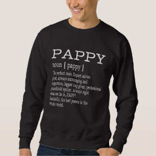 Pappy Definition Großvater Vatertagsgeschenke - Mä Sweatshirt
