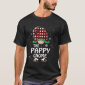 Pappy Gnome Buffalo Red Plaid Matching Family Chri T-Shirt (Vorderseite)