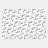 Pappy Golfing Wrapping Paper Flat Sheet Set 3 Geschenkpapier Set (Vorderseite 3)