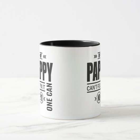 Pappy kann es nicht reparieren tasse (Zentrum)