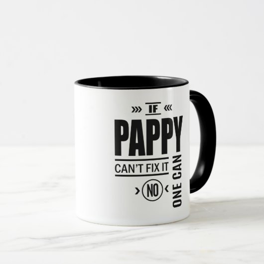 Pappy kann es nicht reparieren tasse (VorderseiteRechts)