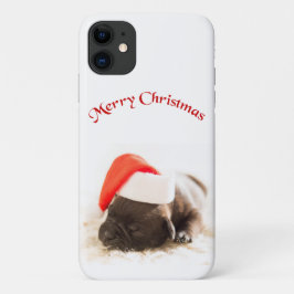 Pappy mit Weihnachtshut Case-Mate iPhone Hülle