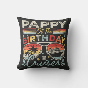 Pappy of the Birthday Cruiser Vacation Kissen