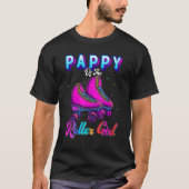 Pappy Of The Roller Girl Roller Skating Birthday P T-Shirt (Vorderseite)