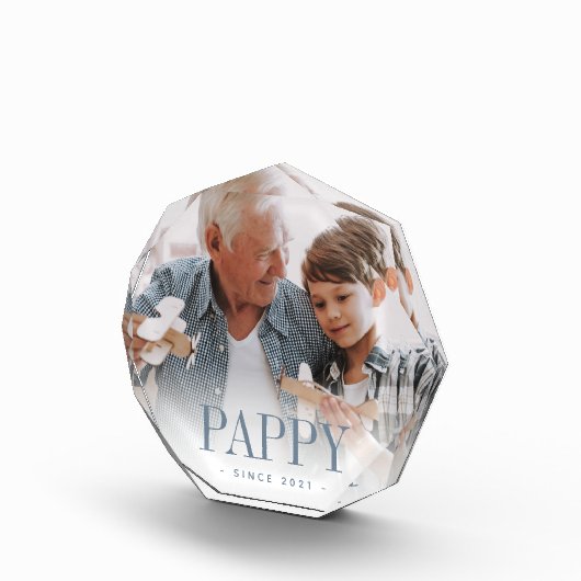 Pappy Opa Jahr etabliert Fotoblock (Rechts)