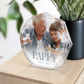 Pappy Opa Jahr etabliert Fotoblock