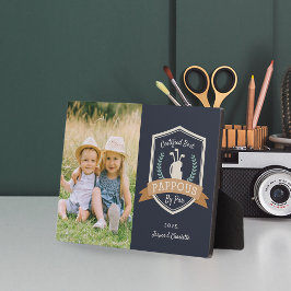 Pappy Par | Golf Opa Fotoplatte