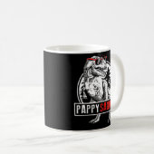 Pappy Saurus T Rex Dinosaurier Pappy Saurus Father Kaffeetasse (VorderseiteRechts)