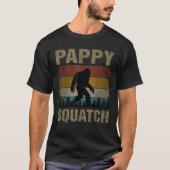 Pappy Squatch Bigfoot Pappy Sasquatch Yeti Family T-Shirt (Vorderseite)