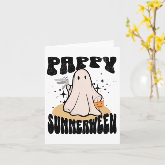 Pappy Summerween Ob Nurse Halloween Ghost mit Spe Karte (Gelbe Blume)