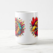 "Pappy the Spirited Rooster" Mug Kaffeetasse (Mittel)