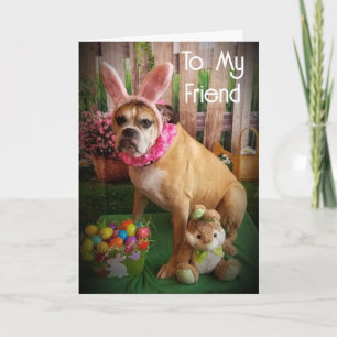 **PAPPY URLAUB** ZU EINEM "BESONDEREN FREUND" URLA FEIERTAGSKARTE