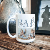 Pappy We Liebe You 4 Foto Collage Kaffeetasse