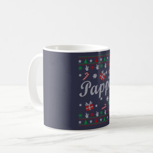 Pappy Weihnachten Kaffeetasse (Vorderseite Links)