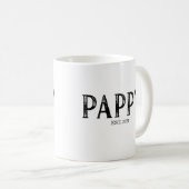 Pappy Year etabliert Kaffeetasse (VorderseiteRechts)